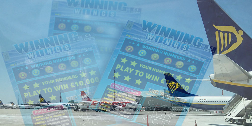airline scratch card