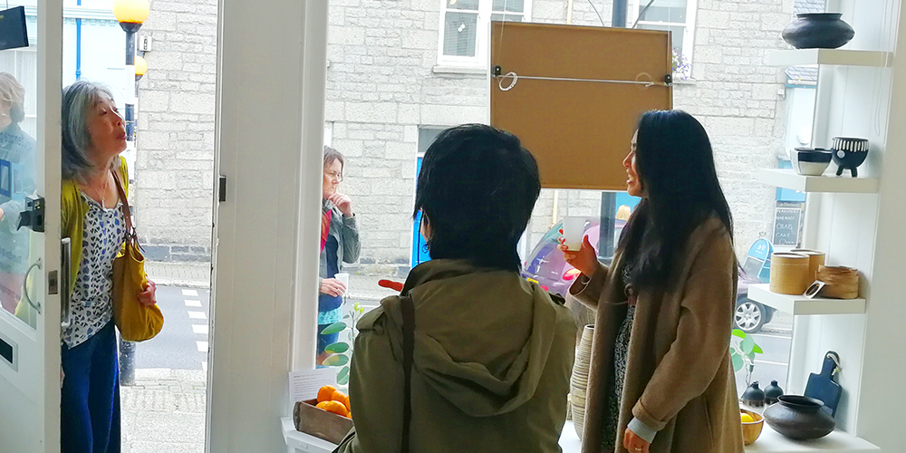 Art gallery in Penryn, Cornwall